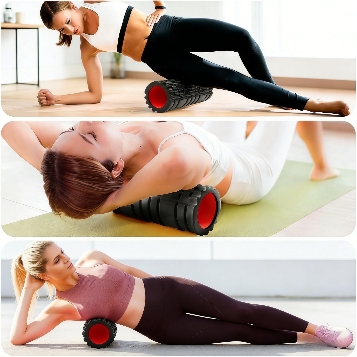 13-Inch High-Density Foam Roller for Muscle Relief & Fitness