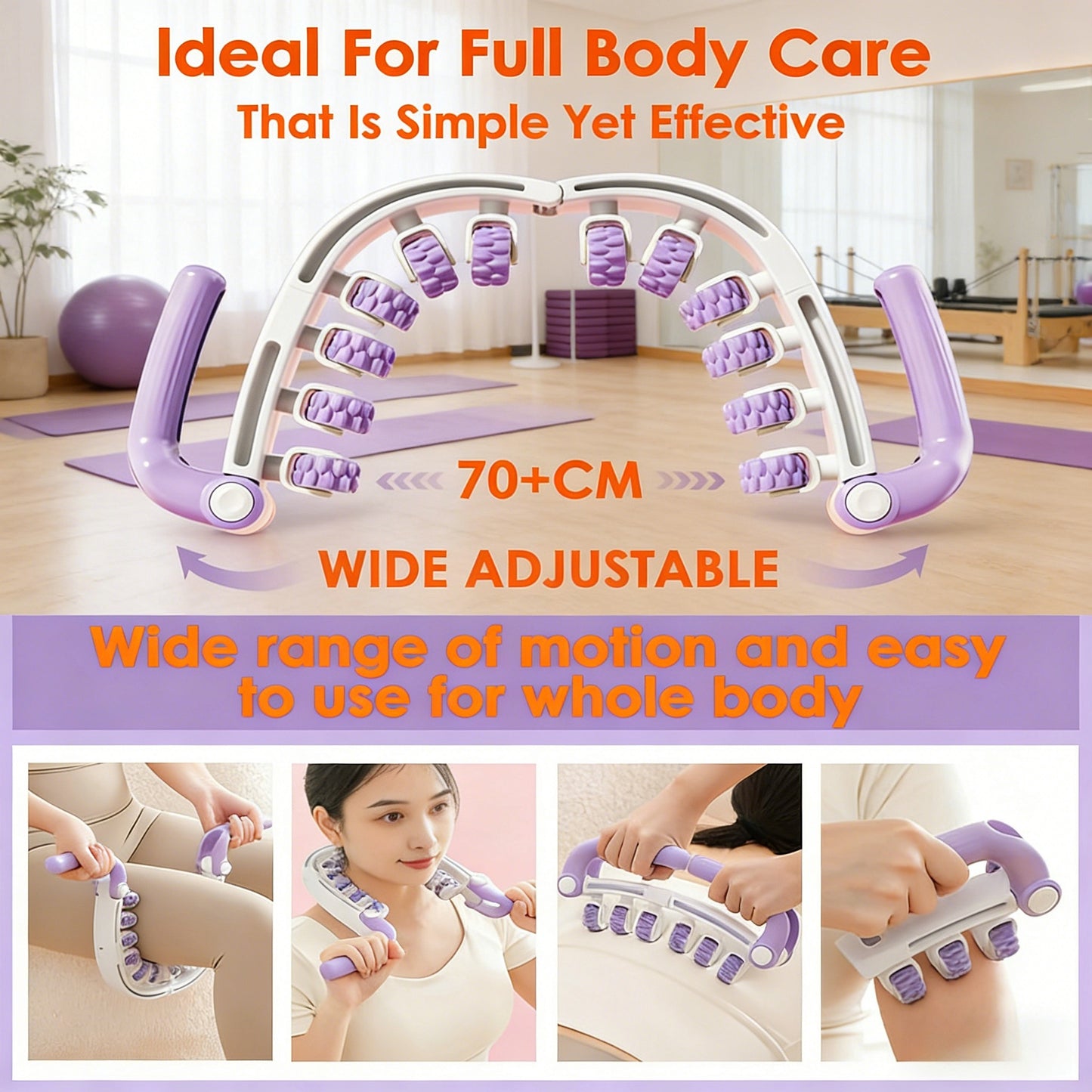 Adjustable Full-Body Muscle Massage Roller