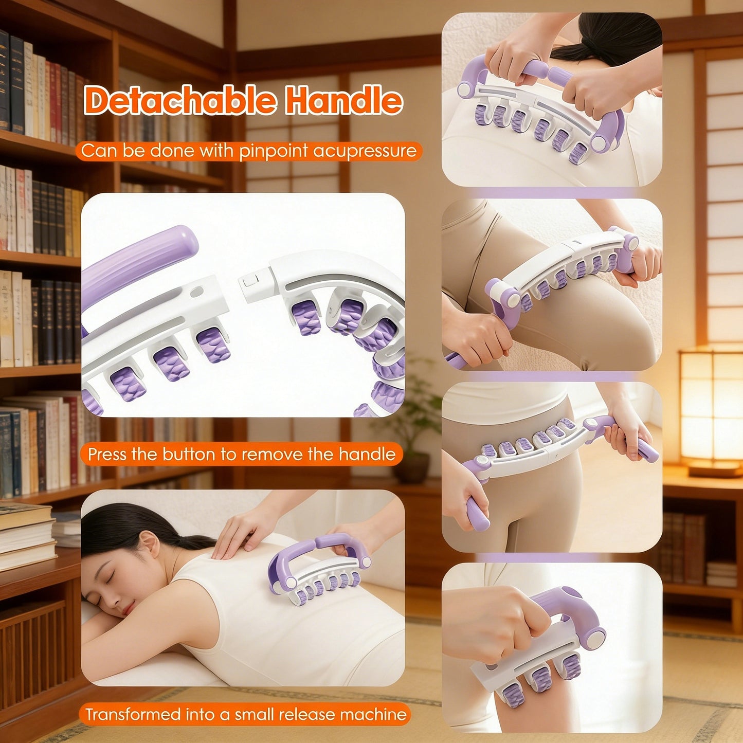 Adjustable Full-Body Muscle Massage Roller