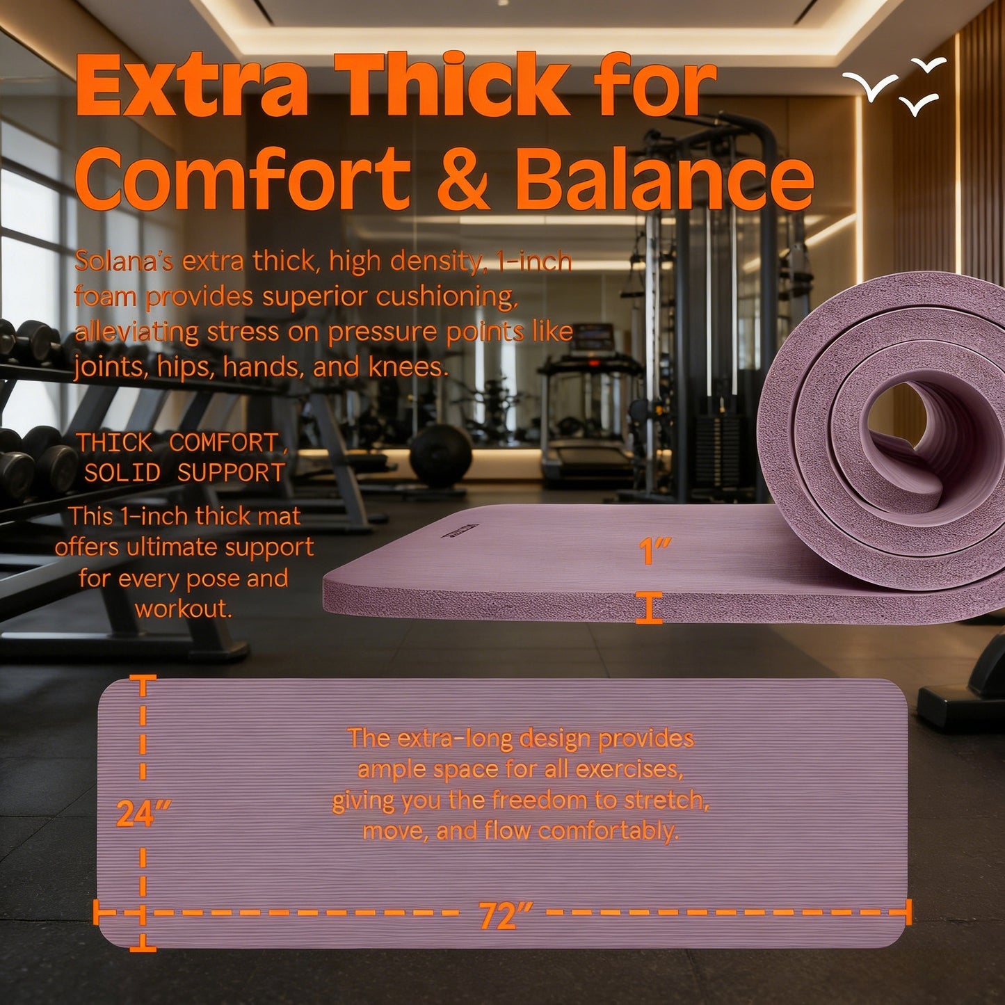 Comfort-Focused EBR Foam Yoga Mat