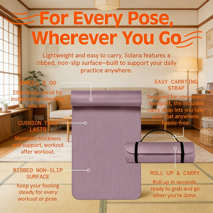 Comfort-Focused EBR Foam Yoga Mat