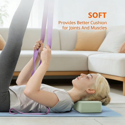 Soft Yoga Block for Support & Comfort