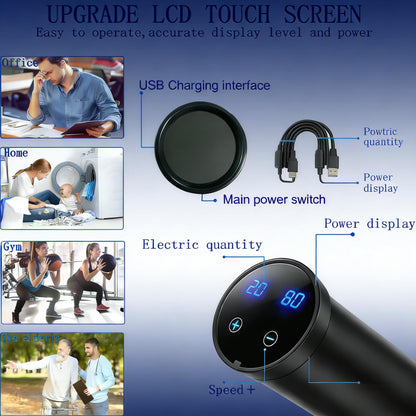 High-Torque Massage Gun: Deep Muscle Relief for Daily Comfort